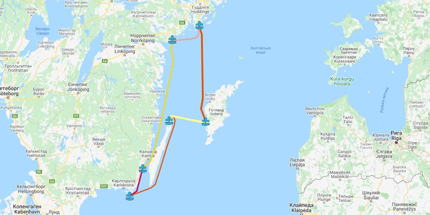 Яхтенный маршрут Швеция - 8 дней